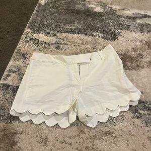 white jcrew shorts